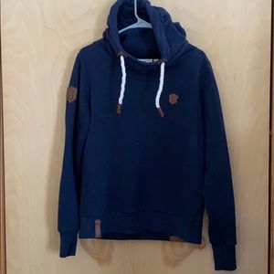 NAKETANO Nautical Inspired Navy Sweatshirt Size L